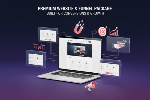 Premium Website & Funnel Package – Digital Service